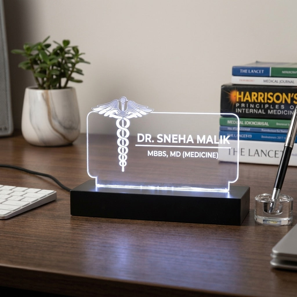 YOUD LED Customized Photo Frame | Custom Acrylic Desk Lamp