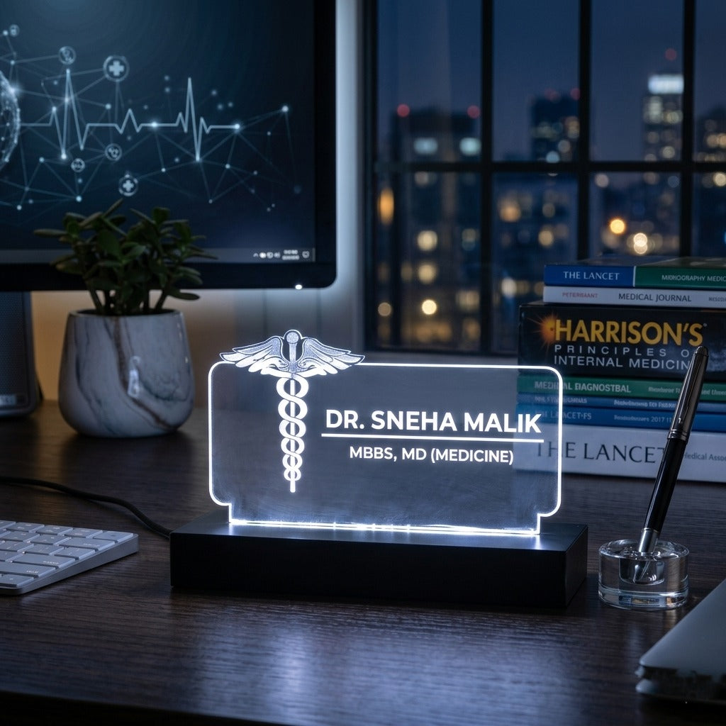 YOUD LED Customized Photo Frame | Custom Acrylic Desk Lamp
