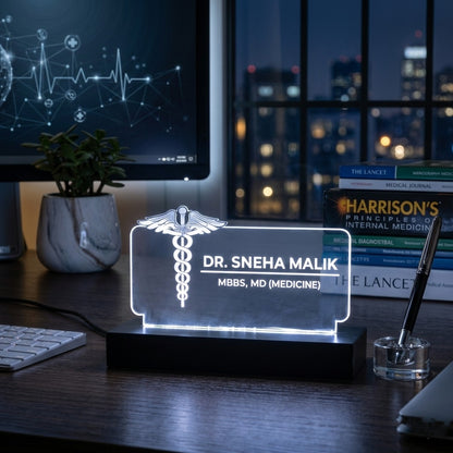 YOUD LED Customized Photo Frame | Custom Acrylic Desk Lamp