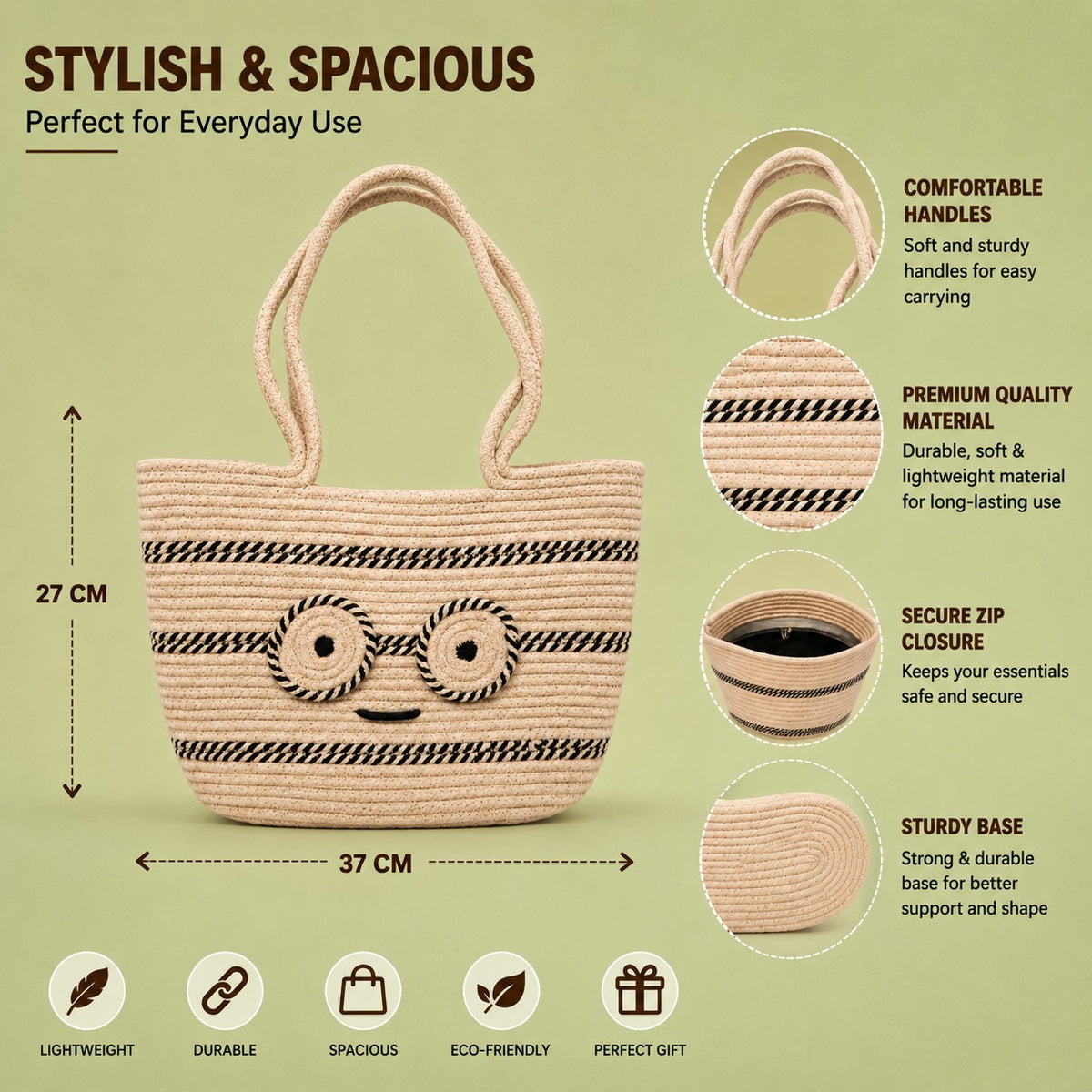 YOUD Sling Cotton Stylish Bag for Women