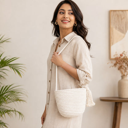 YOUD Sling Stylish Cotton Bag for Women