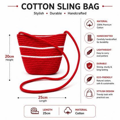YOUD Sling Cotton Stylish Bag for Women
