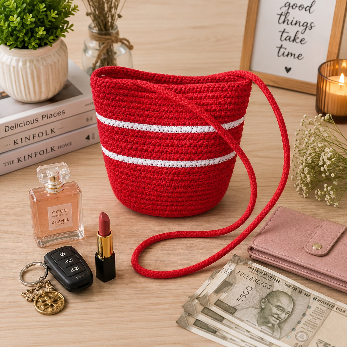 YOUD Sling Cotton Stylish Bag for Women