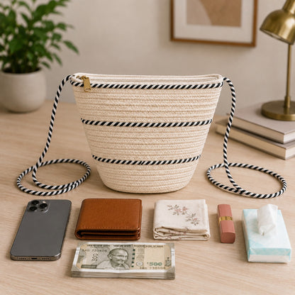 YOUD Sling Stylish Cotton Bag for Women