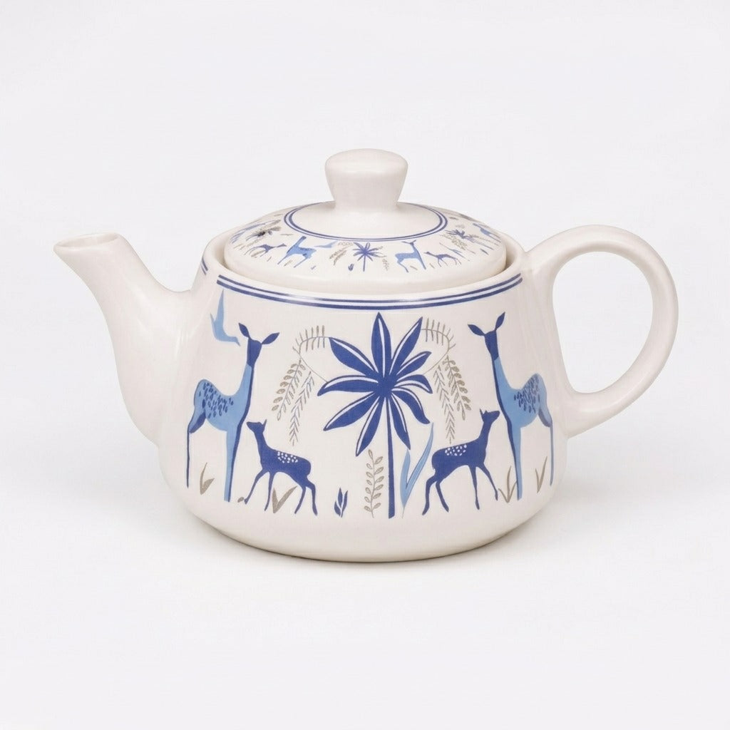 YOUD Ceramic 6 Tea Set with 1 Kettle