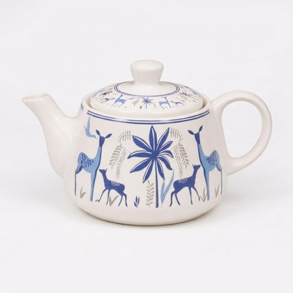 YOUD Ceramic 6 Tea Set with 1 Kettle