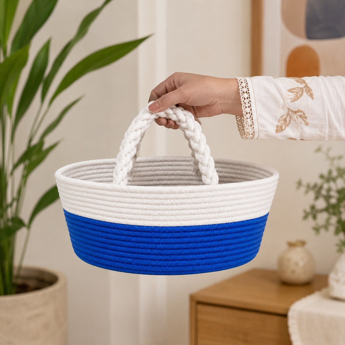 YOUD Rope Basket | Handmade Storage Organizer