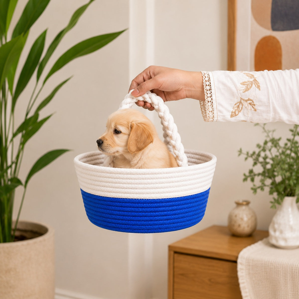 YOUD Rope Basket | Handmade Storage Organizer