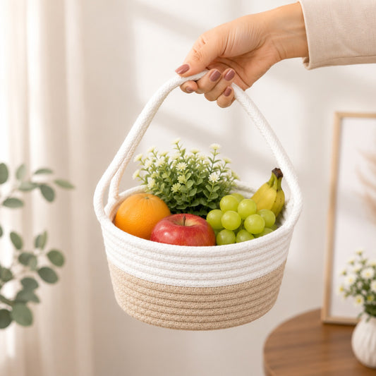 YOUD Rope Basket | Handmade Storage Organizer