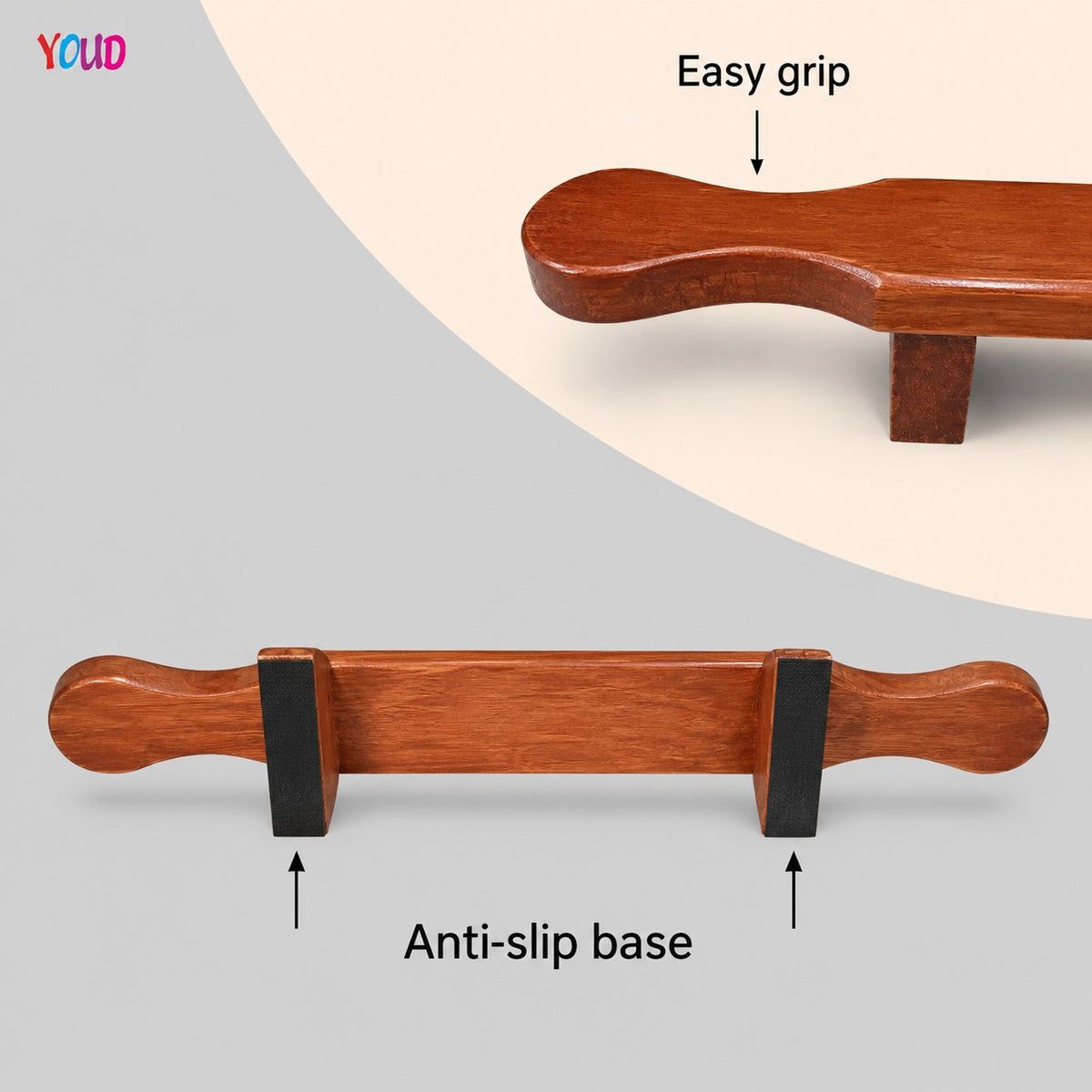 YOUD  Wooden Shena Pushup Board | Designed for push-ups